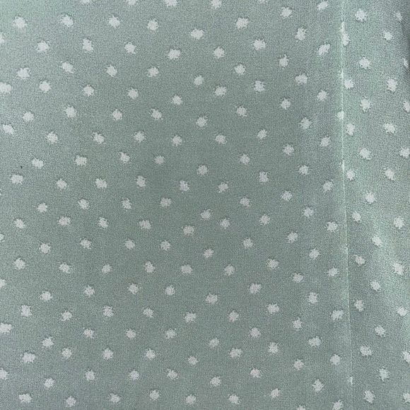 EUC Elodie size S cap sleeve light weight light green with white polka d… - Picture 7 of 7